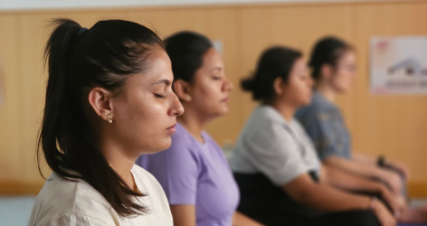Relax class — peaceful meditation