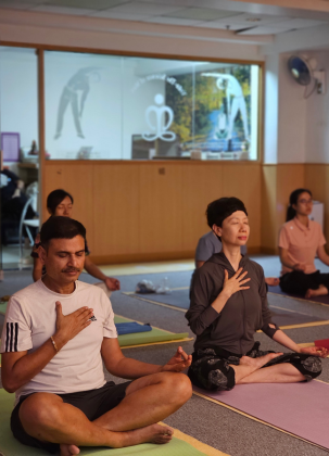 Relax class — seated mindfulness